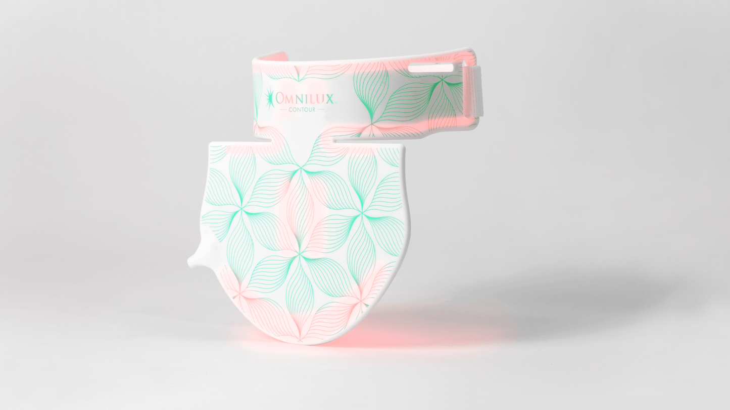 Omnilux Contour Neck & Décolleté: Red LED Light Mask for Anti-Aging