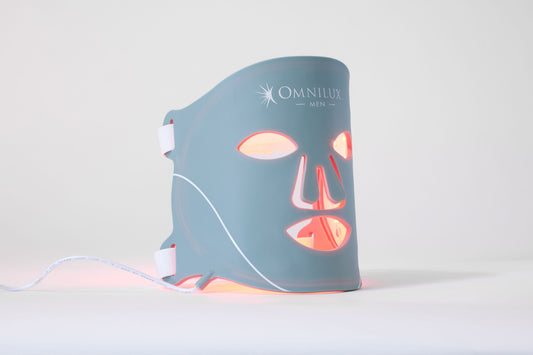 Omnilux Mens: Red LED Light Mask for Anti-Aging on Resilient Skin